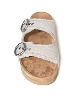 Minnetonka Women's Georgine Buckle Slide Sandals