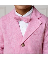 Hope & Henry Heirloom Boys' Classic Linen Bow Tie, Kids