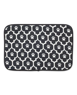 Bone Dry Pet Mat Lattice Paw Print