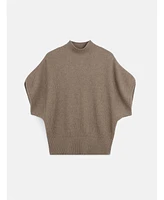 Gobi Cashmere Women's 100% Short-Sleeve Turtleneck