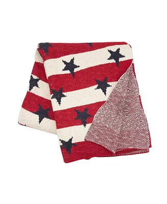 Stars And Stripes 4th of July Patriotic Throw