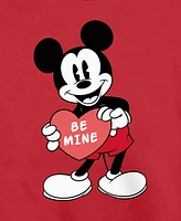 Fifth Sun Men's Mickey Love Crew Fleece Pullover Sweatshirt