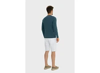 Bellemere New York Men's Men Crew-Neck Cotton Long Sleeves