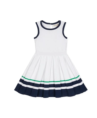 Hope & Henry Big Girls Organic Sleeveless Tennis Sweater Dress