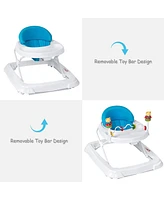 Adjustable Height Removable Folding Portable Baby Walker