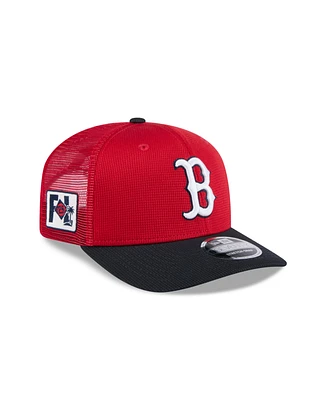 New Era Men's Red Boston Red Sox 2025 Spring Training 9SEVENTY Stretch-Snap Hat