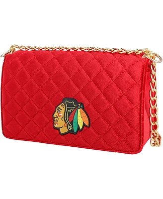 Cuce Women's Chicago Blackhawks Velvet Team Color Bag