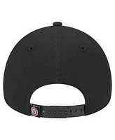 New Era Men's Black Washington Nationals 9FORTY A-Frame Adjustable Hat