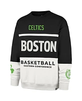 '47 Brand Men's and Women's Black Boston Celtics 2024/25 City Edition On Five Maximalist Pullover Sweatshirt