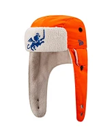 New Era Men's Orange Fc Cincinnati Trapper Knit Hat