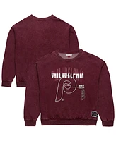 Mitchell & Ness Men's Burgundy Philadelphia Phillies Oversized Graphic Pullover Sweatshirt