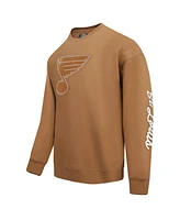 Pro Standard Men's Brown St. Louis Blues Paint the City Pullover Sweatshirt