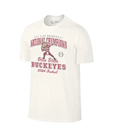 The Victory Men's Natural Ohio State Buckeyes College Football Playoff 2024 National Champions Mascot T-Shirt