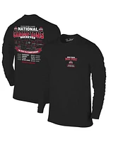 The Victory Men's Black Ohio State Buckeyes College Football Playoff 2024 National Champions Tour Long Sleeve T-Shirt