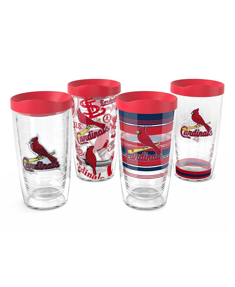 Tervis Tumbler St. Louis Cardinals Four-Pack 16oz. Classic Tumbler Set