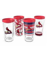 Tervis Tumbler St. Louis Cardinals Four-Pack 16oz. Classic Tumbler Set