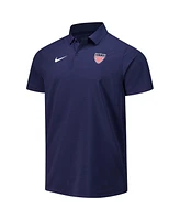 Nike Men's Navy Team Usa Woven Performance Polo