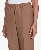 Alfred Dunner Women's Classic Textured Proportioned Short Pant