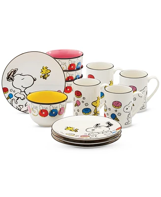 Lenox Chef Snoopy 12-Pc. Dessert Set, Service for 4