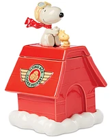 Lenox Chef Snoopy Figural Porcelain Cookie Jar