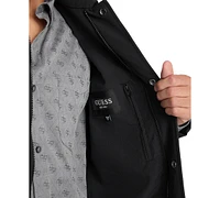 Guess Men's Lightweight Water Resistant Ripstop Trench Coat