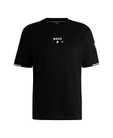 Boss by Hugo Men's Pima-Cotton Print Regular-Fit T-Shirt