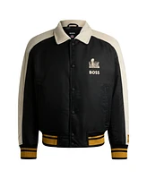 Hugo Boss x Nfl Men's Velvet Trim Bomber Jacket