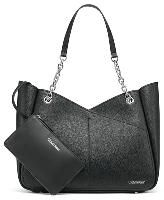 Calvin Klein Zoe Large Tote Bag