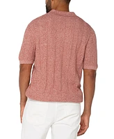 Liverpool Los Angeles Men's Relaxed-Fit Sweater-Knit Polo Shirt