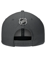 Fanatics Men's Charcoal Vegas Golden Knights Authentic Pro Training Camp Snapback Hat