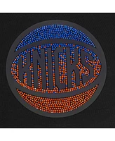 Pro Standard Women's Black New York Knicks Jewels Boxy Cropped T-Shirt