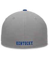 Top of the World Men's Gray/Royal Kentucky Wildcats Rally Two-Tone Fitted Hat