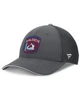 Fanatics Men's Gray Colorado Avalanche Authentic Pro Home Ice Trucker Adjustable Hat