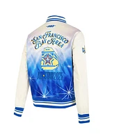 Pro Standard Women's Cream 2025 Nba All-Star Game Satin Jacket