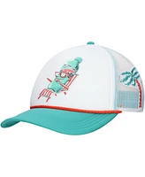 Lids Men's White Mountain Dew Baja Blast or Bust Foam Adjustable Trucker Hat