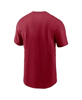 Nike Men's Crimson Alabama Tide Basketball Icon T-Shirt