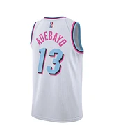 Nike Men's and Women's Bam Adebayo White Miami Heat 2024/25 Swingman Player Jersey - City Edition