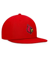 Top of the World Men's Red Louisville Cardinals Fundamental Snapback Hat