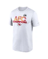 Nike Men's White Kansas City Chiefs 2024 Afc Champions Legend T-Shirt