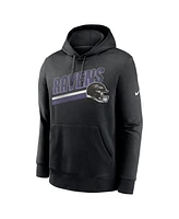 Nike Men's Black Baltimore Ravens Club Fleece Pullover Hoodie