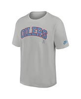 Nike Men's Gray Houston Oilers Gridiron Classics Rewind Max90 Statement T-Shirt