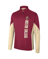Colosseum Men's Maroon Boston College Eagles Bart Quarter-Zip Top