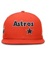 Nike Men's Orange Houston Astros Cooperstown True Performance Fitted Hat