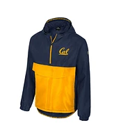 Colosseum Men's Navy Cal Bears Reloaded Anorak Half-Zip Jacket