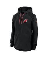 Fanatics Women's Black New Jersey Devils Authentic Pro Rink Fleece Full-Zip Jacket