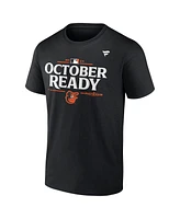 Fanatics Men's Black Baltimore Orioles 2024 Mlb Postseason Locker Room T-Shirt