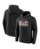 Fanatics Men's Black Kansas City Chiefs 2024 Afc Champions Hometown Not Done Fleece Pullover Hoodie