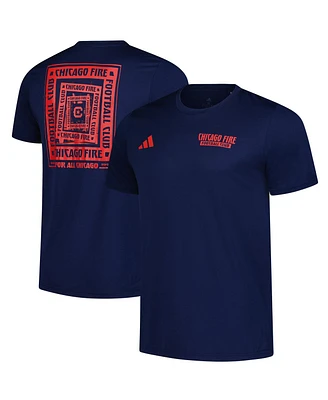 Adidas Men's Navy Chicago Fire Local Wrap T-Shirt