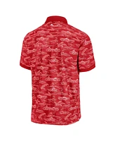 Tommy Bahama Men's Scarlet Ohio State Buckeyes Sport Bay View Polo