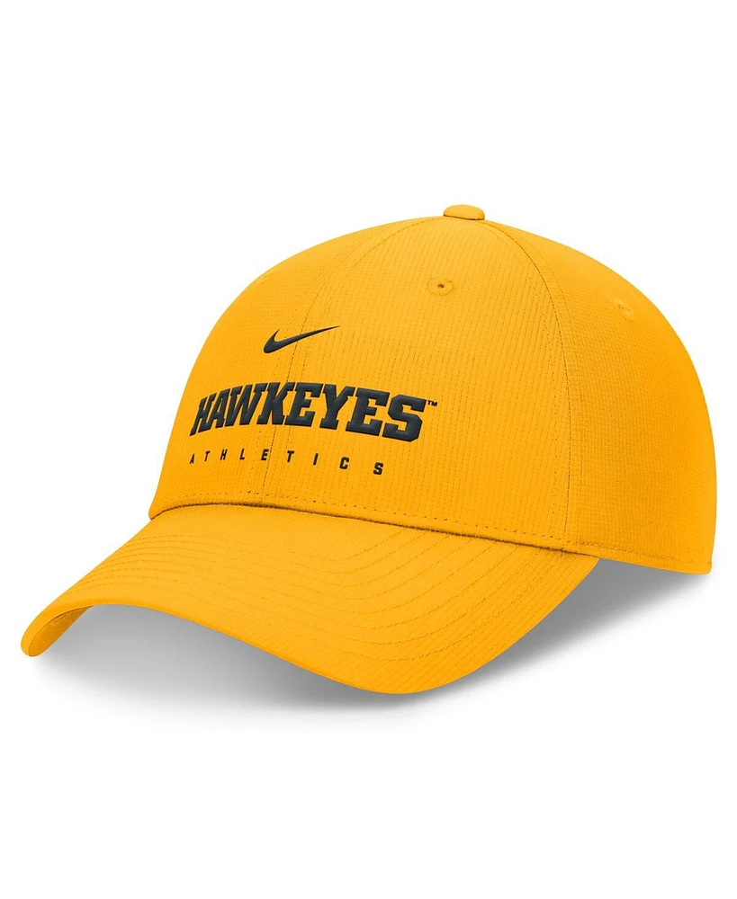 Nike Men's Gold Iowa Hawkeyes 2024/25 On-Field Club Performance Adjustable Hat